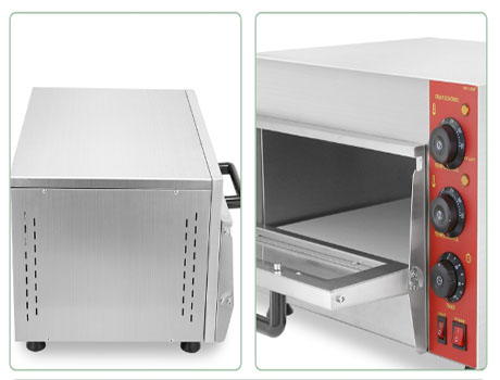Electric Heat Commercial Pizza Ovens Bread Baking Bakery Cake Oven
