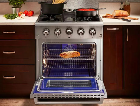 High-End Gas Stove Oven with Grill Ranges
